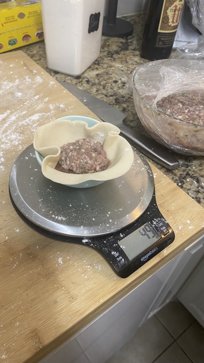 A soon-to-be khinkali